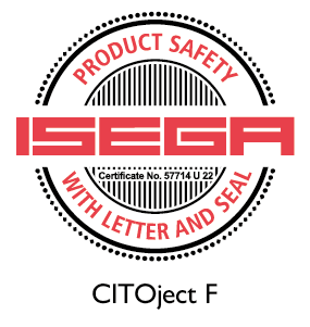 CITOject F certified for food packaging
