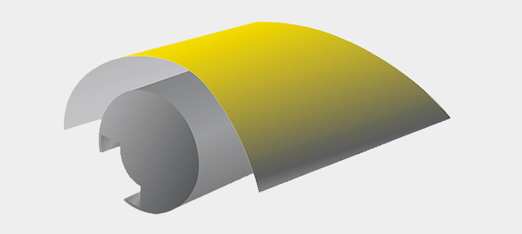 Chapas protectoras del cilindro de impresión RSP cromófobas Koenig & Bauer