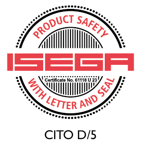 CITO D/5 certified as safe to manufacture food packaging
