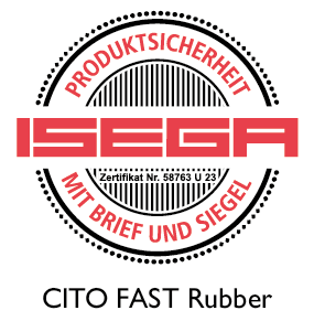 CITO FAST Rubber certified für food packaging