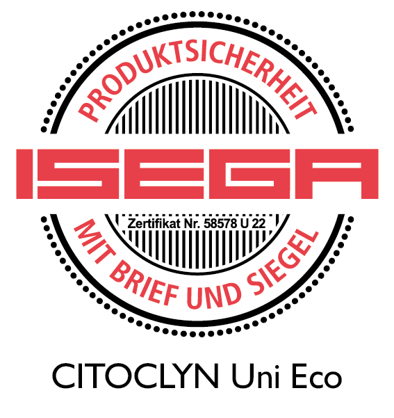 CITOCLYN Uni Eco certified for food packaging