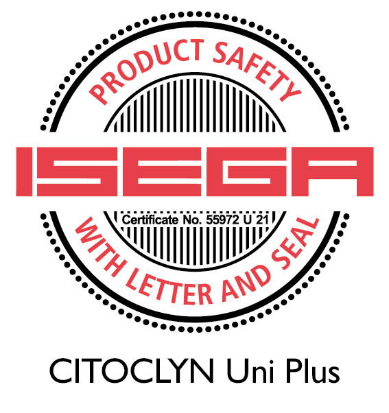 CITOCLYN Uni Plus certified for food packaging