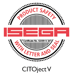 CITOject V certified as safe to manufacture food packaging