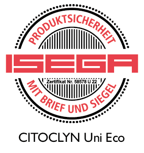 CITOCLYN Uni Eco certified für food packaging