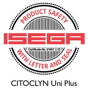 CITOCLYN Uni Plus certified for food packaging