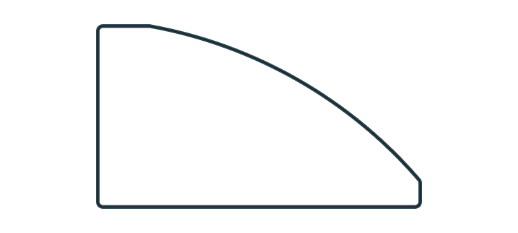 CITO B/2 – plný gumový profil